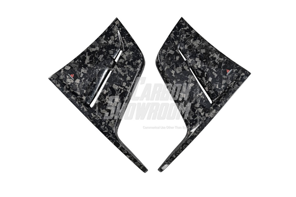 Audi RS6 C8 2020 2021 2022 2023 2024 & RS7 C8 2020 2021 2022 2023 2024 with Aftermarket Parts - AE Rear Diffuser & Canards?Carbon Fiber?from ArmorExtend