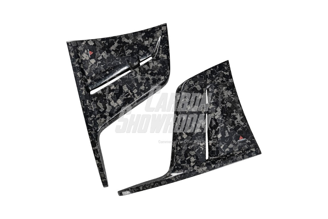 Audi RS6 C8 2020 2021 2022 2023 2024 & RS7 C8 2020 2021 2022 2023 2024 with Aftermarket Parts - AE Rear Diffuser & Canards?Carbon Fiber?from ArmorExtend