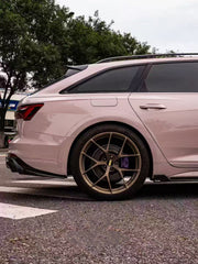 Audi A6 Allroad C8 2020-ON with Aftermarket Parts - V2 Style Rear Roof Spoiler Pre-preg Carbon Fiber from Karbel Carbon