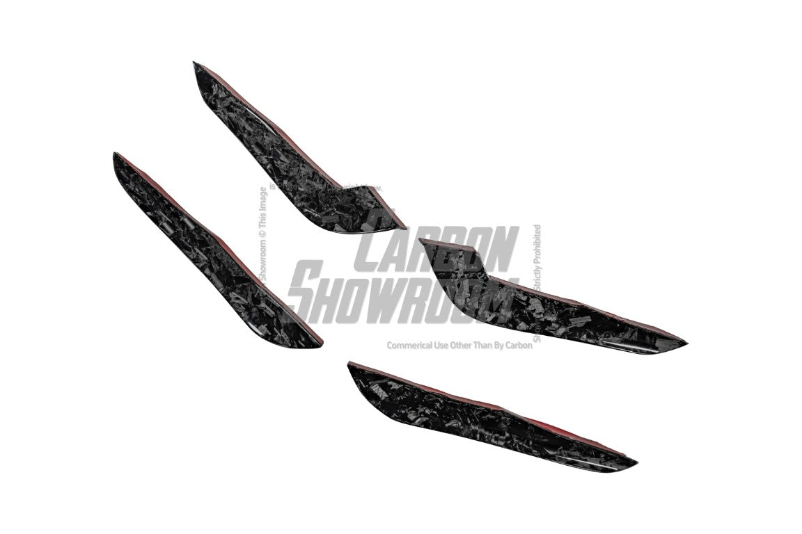 Audi RSQ8 2021 2022 2023 2024 with Aftermarket Parts - AE Style  Front Canards Carbon Fiber from ArmorExtend