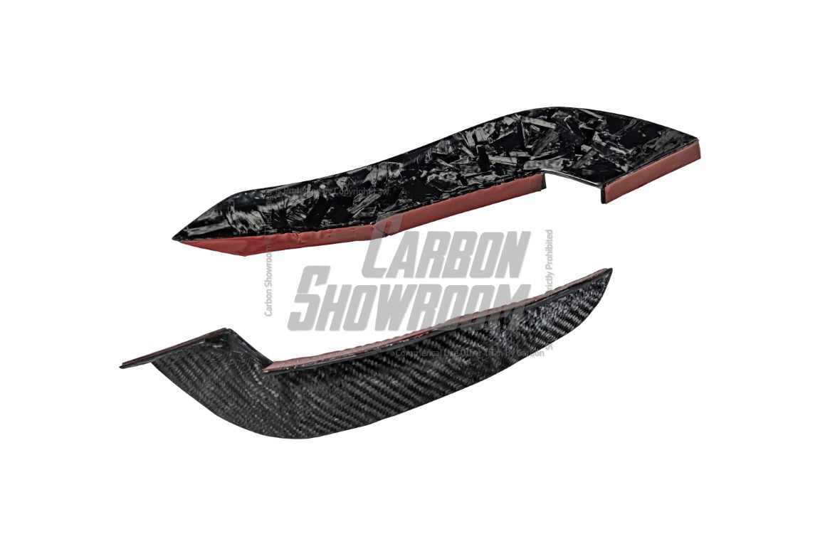 Audi RSQ8 2021 2022 2023 2024 with Aftermarket Parts - AE Style  Front Canards Carbon Fiber from ArmorExtend