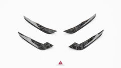 Audi RSQ8 2021 2022 2023 2024 with Aftermarket Parts - AE Style  Front Canards Carbon Fiber from ArmorExtend