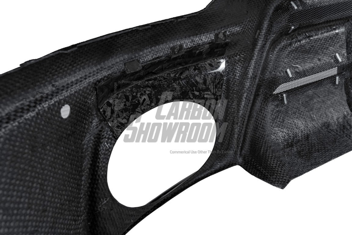 Audi RSQ8 2021 2022 2023 2024 SQ8 Q8 (requires you to upgrade the exhaust tips to RSQ8 version) 2020 2021 2022 2023 2024 with Aftermarket Parts - AE Rear Diffuser Pre-Preg Carbon Fiber from ArmorExtend