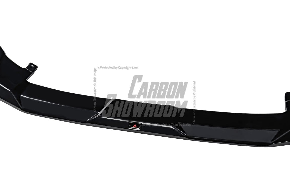 Audi S4 / A4 (With s-line Bumper, does not fit base model) B9.5 2020-ON with Aftermarket Parts - AE V2 Carbon Fiber & ABS Front Lip?from ArmorExtend 