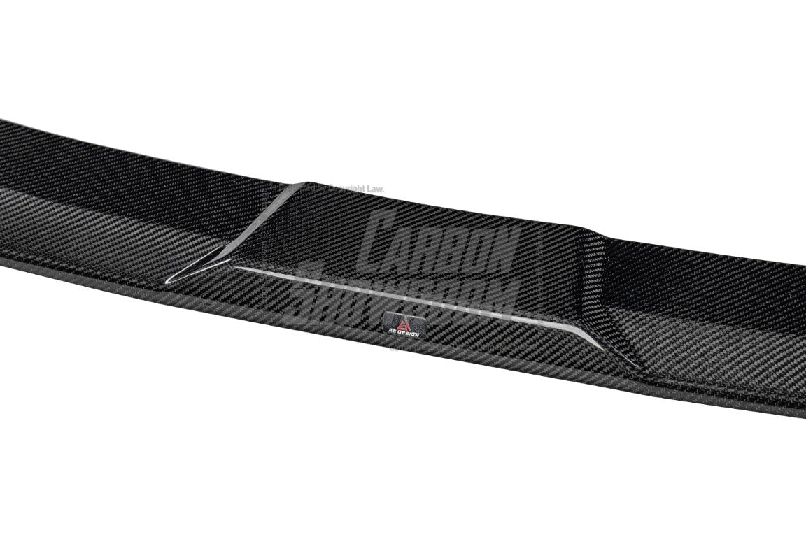 Audi S4 / A4 (With s-line Bumper, does not fit base model) B9.5 2020-ON with Aftermarket Parts - AE V2 Carbon Fiber & ABS Front Lip from ArmorExtend 