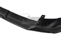 Audi S4 / A4 (With s-line Bumper, does not fit base model) B9.5 2020-ON with Aftermarket Parts - AE V2 Carbon Fiber & ABS Front Lip from ArmorExtend 