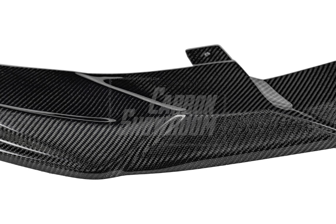 Audi S4 / A4 (With s-line Bumper, does not fit base model) B9.5 2020-ON with Aftermarket Parts - AE V2 Carbon Fiber & ABS Front Lip?from ArmorExtend 