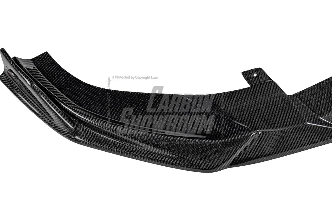 Audi S4 / A4 (With s-line Bumper, does not fit base model) B9.5 2020-ON with Aftermarket Parts - AE V2 Carbon Fiber & ABS Front Lip?from ArmorExtend 