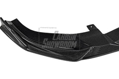 Audi S4 / A4 (With s-line Bumper, does not fit base model) B9.5 2020-ON with Aftermarket Parts - AE V2 Carbon Fiber & ABS Front Lip?from ArmorExtend 