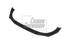 Audi S4 / A4 (With S-line Bumper) B9.5 2020 2021 2022 2023 2024 with Aftermarket Parts - AE Style Front Lip Carbon Fiber from ArmorExtend