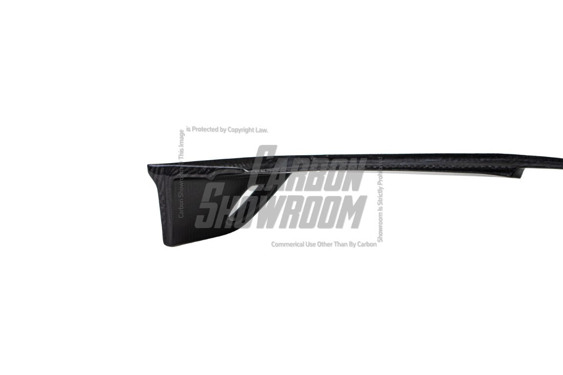 Audi S4 / A4 (With S-line Bumper) B9.5 2020 2021 2022 2023 2024 with Aftermarket Parts - AE Style Front Lip Carbon Fiber from ArmorExtend