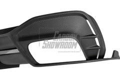 Audi S4 / A4 (With S-line Bumper) B9.5 2020 2021 2022 2023 2024 with Aftermarket Parts - AE Style?Rear Diffuser Carbon Fiber from?ArmorExtend