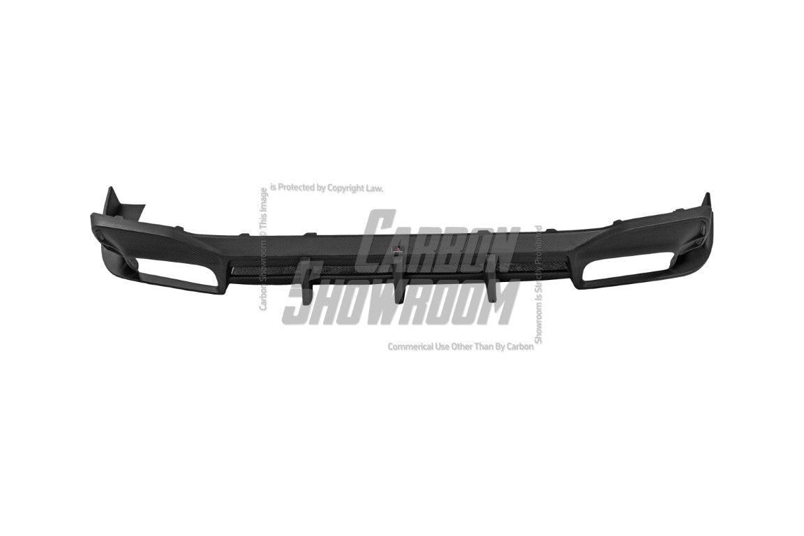 Audi S4 / A4 (With S-line Bumper) B9.5 2020 2021 2022 2023 2024 with Aftermarket Parts - AE Style?Rear Diffuser Carbon Fiber from?ArmorExtend