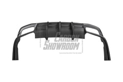 Audi S4 / A4 (With S-line Bumper) B9.5 2020 2021 2022 2023 2024 with Aftermarket Parts - AE Style Rear Diffuser Carbon Fiber from ArmorExtend