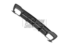 Audi S4 / A4 (With S-line Bumper) B9.5 2020 2021 2022 2023 2024 with Aftermarket Parts - AE Style?Rear Diffuser Carbon Fiber from?ArmorExtend