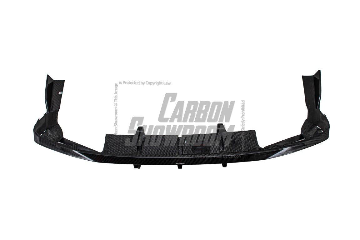 Audi S4 / A4 (With S-line Bumper) B9.5 2020 2021 2022 2023 2024 with Aftermarket Parts - AE Style Rear Diffuser Carbon Fiber from ArmorExtend
