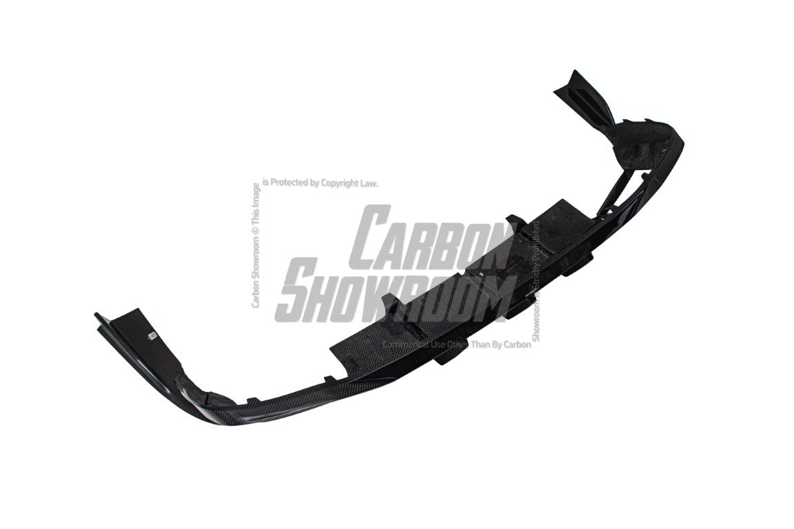 Audi S4 / A4 (With S-line Bumper) B9.5 2020 2021 2022 2023 2024 with Aftermarket Parts - AE Style?Rear Diffuser Carbon Fiber from?ArmorExtend