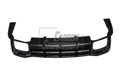 Audi S4 / A4 (With S-line Bumper) B9.5 2020 2021 2022 2023 2024 with Aftermarket Parts - AE Style Rear Diffuser Carbon Fiber from ArmorExtend