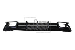 Audi S4 / A4 (With S-line Bumper) B9.5 2020 2021 2022 2023 2024 with Aftermarket Parts - AE Style?Rear Diffuser Carbon Fiber from?ArmorExtend