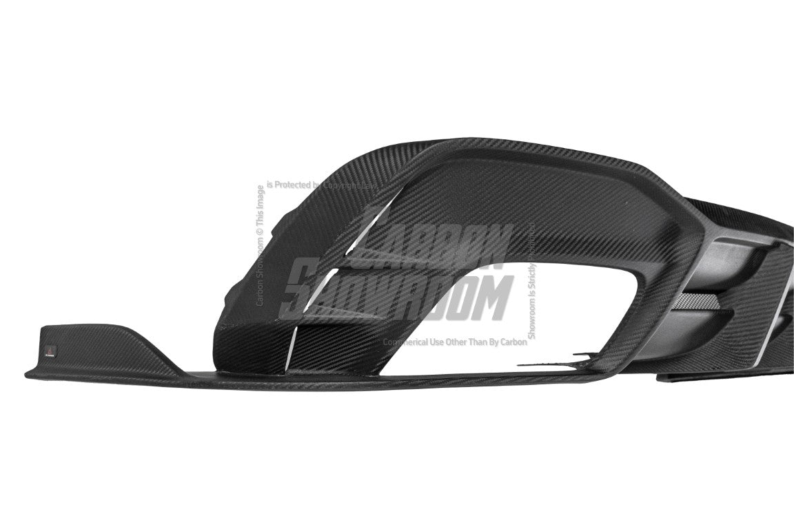 Audi S4 / A4 (With S-line Bumper) B9.5 2020 2021 2022 2023 2024 with Aftermarket Parts - AE Style?Rear Diffuser Carbon Fiber from?ArmorExtend