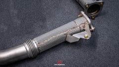 Audi S4 B9 B9.5 2017-ON with Aftermarket Parts - Frontpipe Exhaust Stainless Steel / Titanium from ArmorExtend