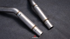 Audi S4 B9 B9.5 2017-ON with Aftermarket Parts - Frontpipe Exhaust Stainless Steel / Titanium from ArmorExtend