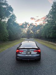 Audi S5 A5 (with s-line bumper, does not base model) B9.5 2020-ON with Aftermarket Parts - AE Style Rear Diffuser & Canards ABS?from ArmorExtend
