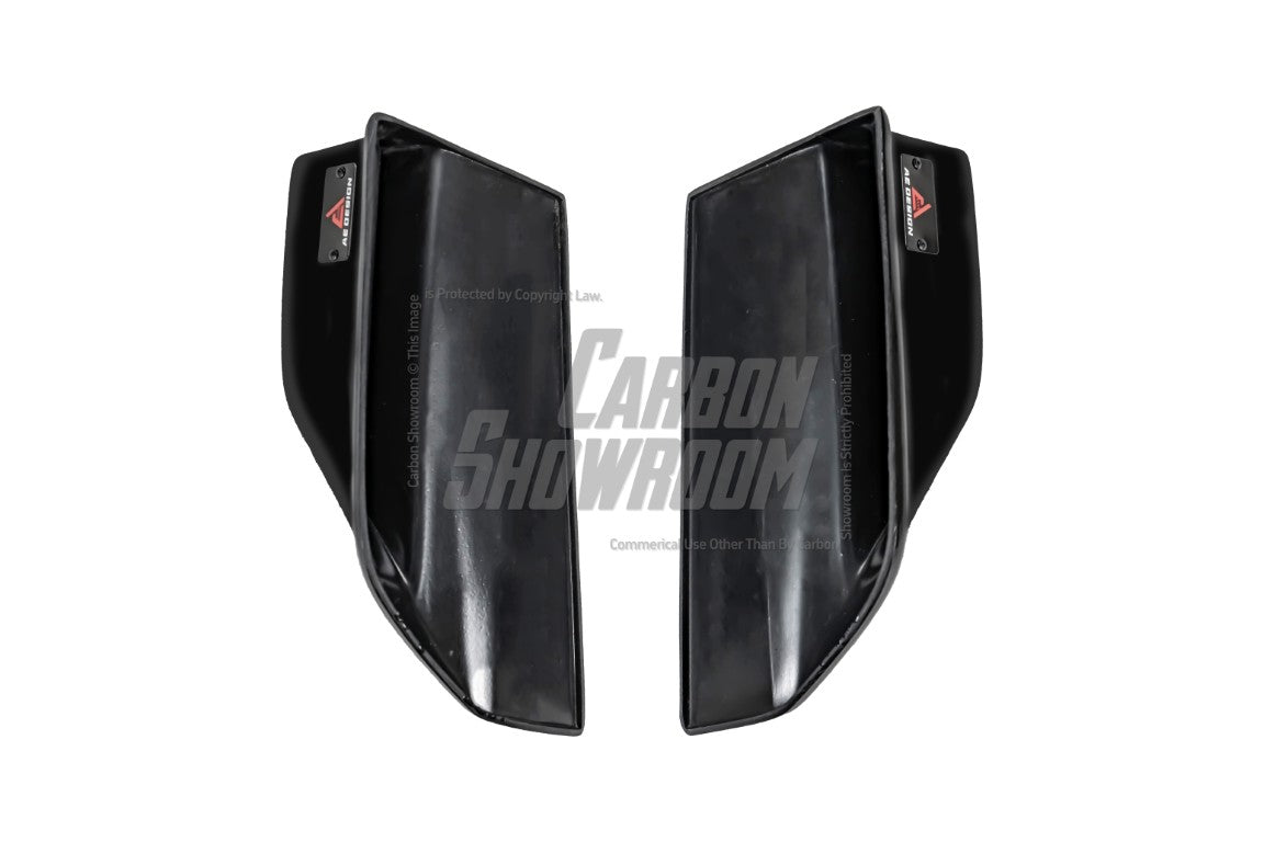Audi S5 A5 (with s-line bumper, does not base model) B9.5 2020-ON with Aftermarket Parts - AE Style Rear Diffuser & Canards ABS?from ArmorExtend