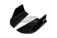 Audi S5 A5 (with s-line bumper, does not base model) B9.5 2020-ON with Aftermarket Parts - AE Style Rear Diffuser & Canards ABS?from ArmorExtend