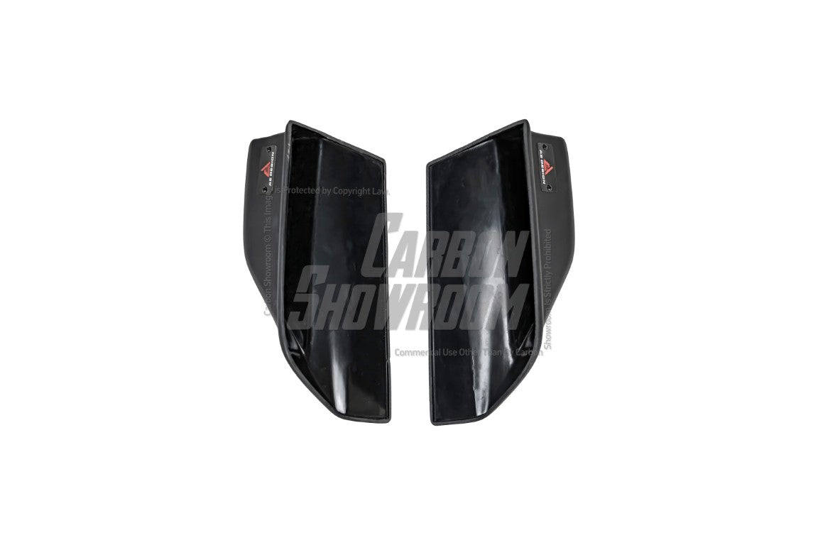 Audi S5 A5 (with s-line bumper, does not base model) B9.5 2020-ON with Aftermarket Parts - AE Style Rear Diffuser & Canards ABS?from ArmorExtend