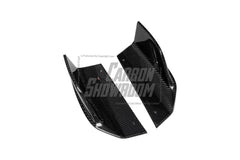 Audi S5 A5 (with s-line bumper, does not base model) B9.5 2020 2021 2022 2023 2024 with Aftermarket Parts - AE Rear Diffuser & Canards Carbon Fiber from ArmorExtend 