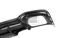Audi S5 A5 (with s-line bumper, does not base model) B9.5 2020 2021 2022 2023 2024 with Aftermarket Parts - AE Rear Diffuser & Canards Carbon Fiber from ArmorExtend 