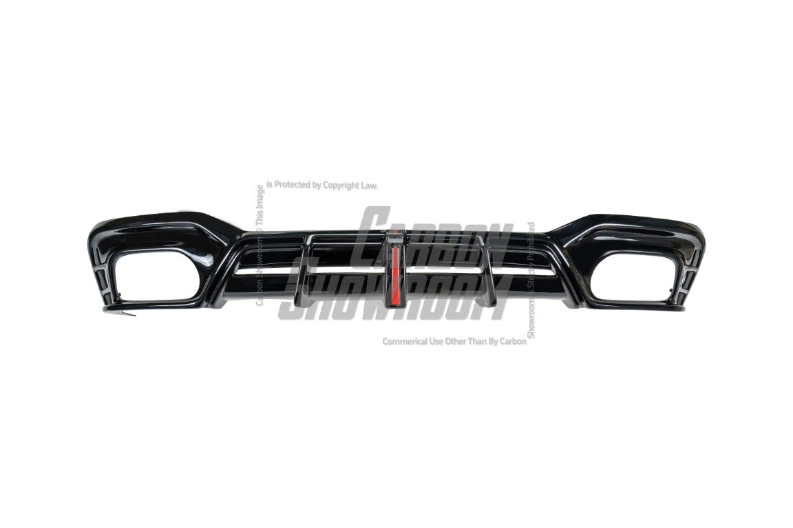 Audi S5 A5 (with s-line bumper, does not base model) B9.5 2020-ON with Aftermarket Parts - AE Style Rear Diffuser & Canards ABS?from ArmorExtend