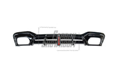 Audi S5 A5 (with s-line bumper, does not base model) B9.5 2020-ON with Aftermarket Parts - AE Style Rear Diffuser & Canards ABS?from ArmorExtend