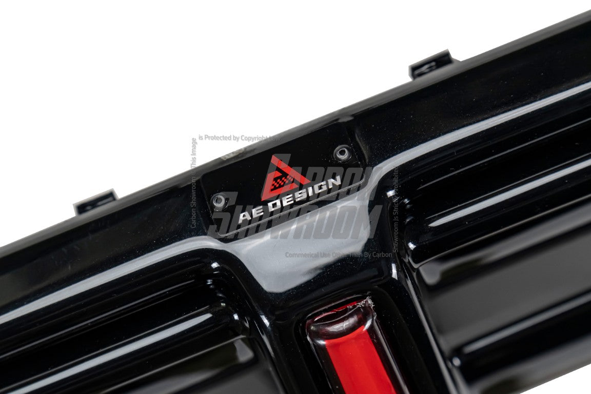 Audi S5 A5 (with s-line bumper, does not base model) B9.5 2020-ON with Aftermarket Parts - AE Style Rear Diffuser & Canards ABS?from ArmorExtend