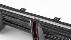 Audi S7 A7 (with S-bumper) C8 2019-ON with Aftermarket Parts - AE ART Rear Diffuser & Canards Dry Pre-preg Carbon Fiber from ArmorExtend