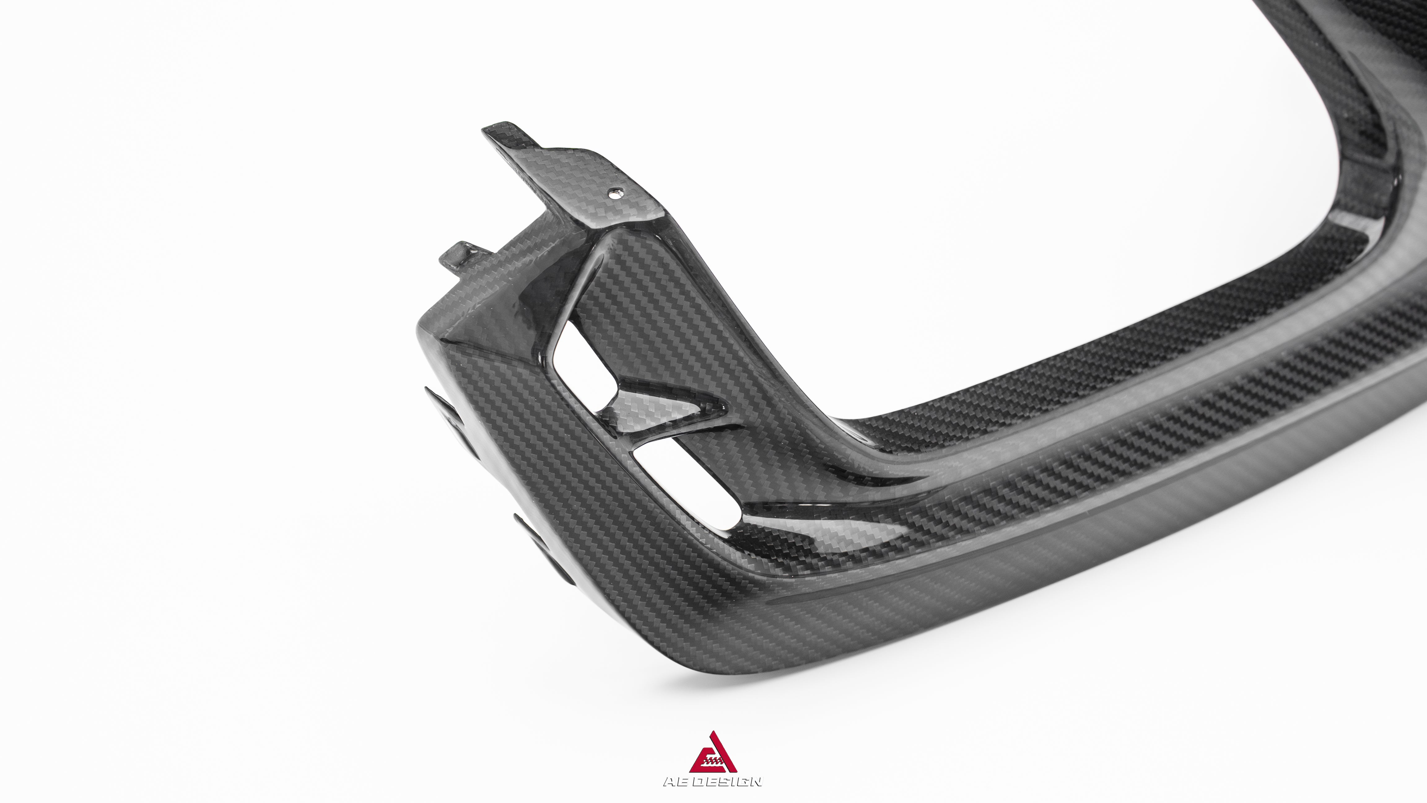 Audi S7 A7 (with S-bumper) C8 2019-ON with Aftermarket Parts - AE ART Rear Diffuser & Canards Dry Pre-preg Carbon Fiber from ArmorExtend