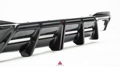 Audi S7 A7 (with s-line bumper) C8 2019-ON with Aftermarket Parts - AE ART Rear Diffuser & Canards Carbon Fiber from Armorextend
