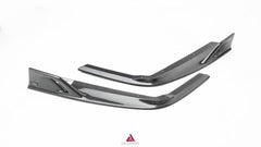 Audi S7 A7 (with s-line bumper) C8 2019-ON with Aftermarket Parts - AE ART Rear Diffuser & Canards Carbon Fiber from Armorextend
