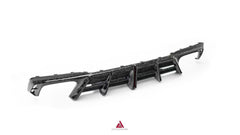 Audi S7 A7 (with S-bumper) C8 2019-ON with Aftermarket Parts - AE ART Rear Diffuser & Canards Dry Pre-preg Carbon Fiber from ArmorExtend