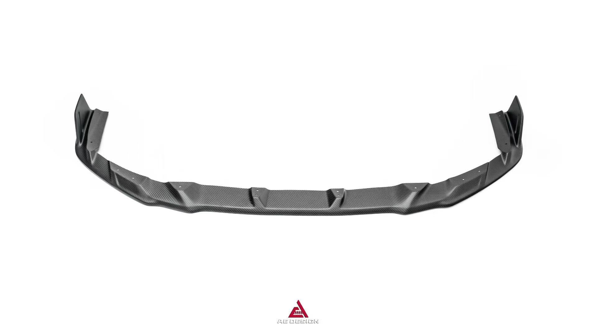 Audi S7 A7 (with S-bumper) C8 2019-ON with Aftermarket Parts - ART V2 Style Front Lip Dry Pre-preg Carbon Fiber from ArmorExtend