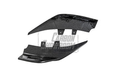 BMW 2 Series G42 230i (With M-Package Bumper) M240i 2022 2023 2024 with Aftermarket Parts - AE Style Rear Diffuser & Canards Carbon Fiber from ArmorExtend