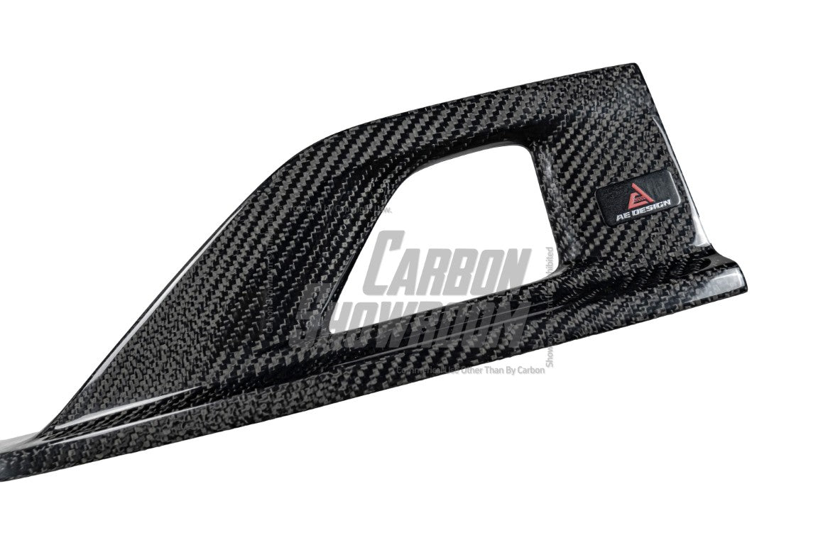BMW 2 Series G42 230i (With M-Package Bumper) M240i 2022 2023 2024 with Aftermarket Parts - AE Style Rear Diffuser & Canards Carbon Fiber from ArmorExtend