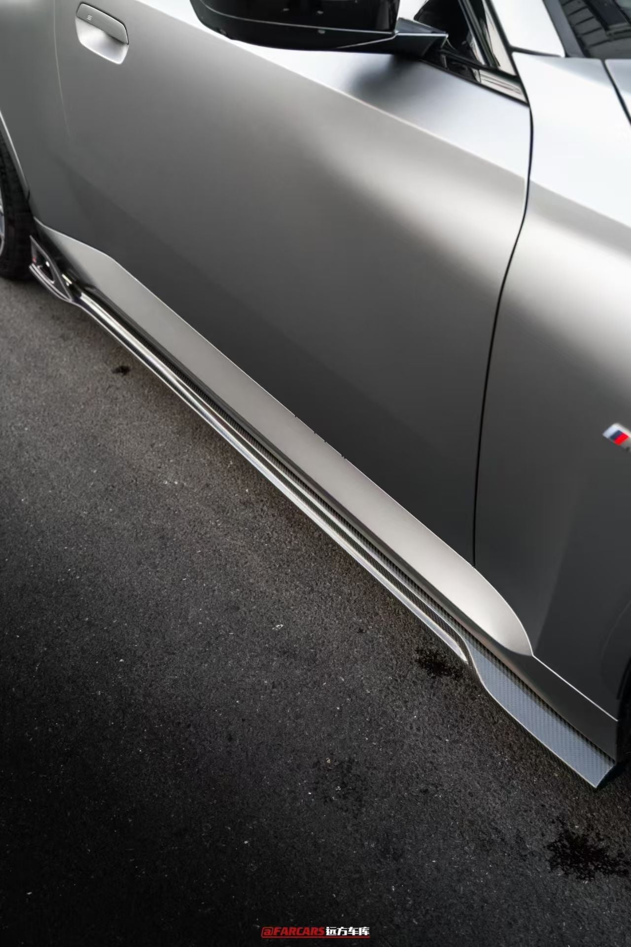 BMW 2 Series G42 230i M240i 2022 2023 2024 with Aftermarket Parts - AE Style Side Skirts Pre-preg Carbon Fiber from ArmorExtend