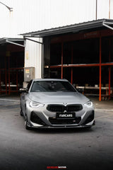 BMW 2 Series G42 230i (With M-Package Bumper) M240i 2022 2023 2024 with Aftermarket Parts - AE Style Front Lip Pre-preg Carbon Fiber from ArmorExtend