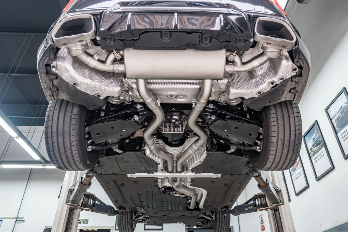 BMW 2 Series M240 G42 2022-ON with Aftermarket Parts - Catback Exhaust with Valve?Dual Tips Exit Stainless Steel / Titanium from?ArmorExtend