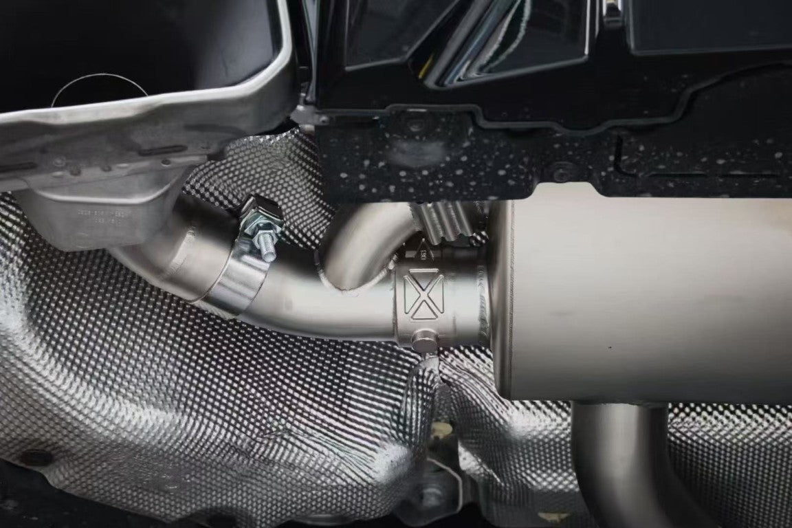 BMW 2 Series M240 G42 2022-ON with Aftermarket Parts - Catback Exhaust with Valve?Dual Tips Exit Stainless Steel / Titanium from?ArmorExtend