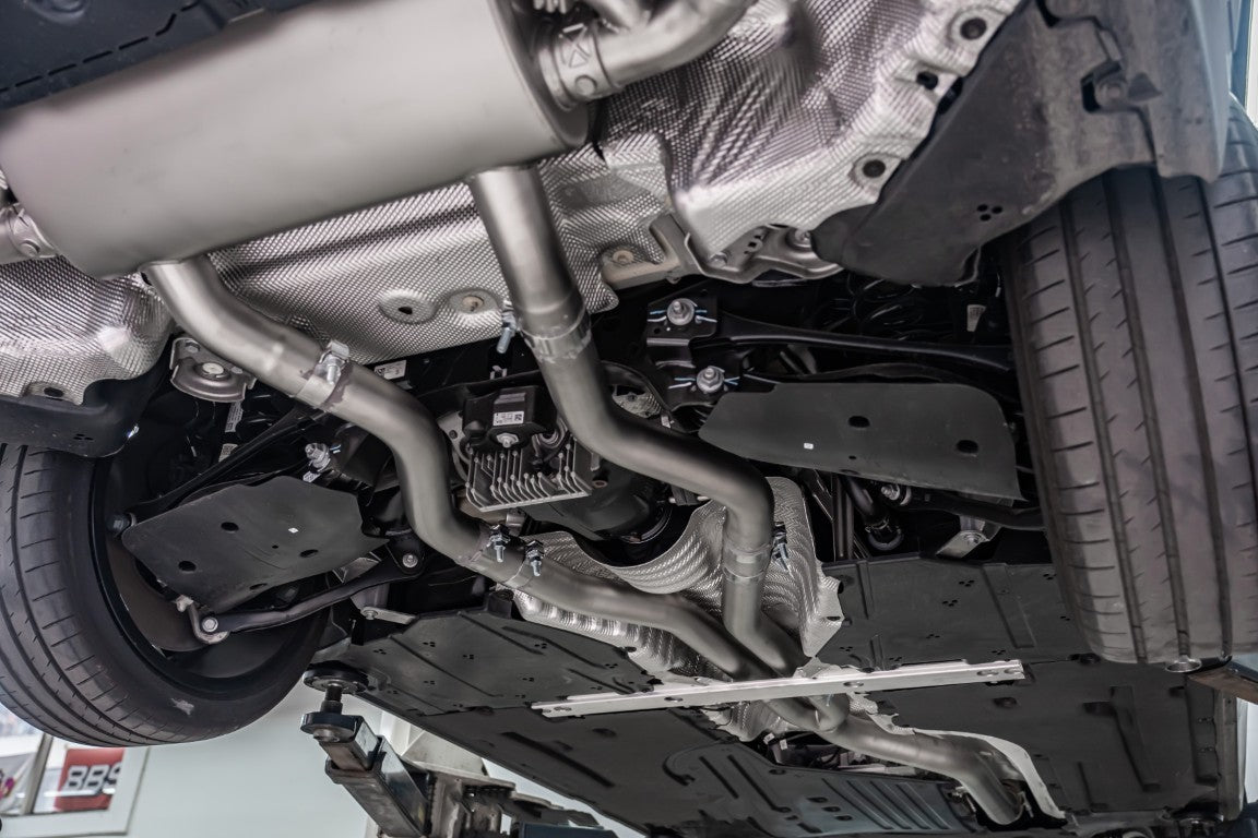 BMW 2 Series M240 G42 2022-ON with Aftermarket Parts - Catback Exhaust with Valve?Dual Tips Exit Stainless Steel / Titanium from?ArmorExtend