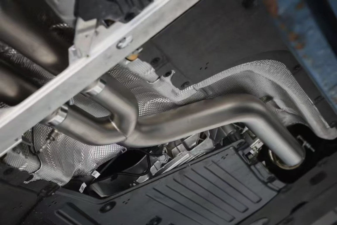BMW 2 Series M240 G42 2022-ON with Aftermarket Parts - Catback Exhaust with Valve?Dual Tips Exit Stainless Steel / Titanium from?ArmorExtend