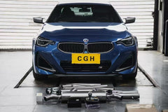 BMW 2 Series M240 G42 2022-ON with Aftermarket Parts - Catback Exhaust with Valve?Dual Tips Exit Stainless Steel / Titanium from?ArmorExtend